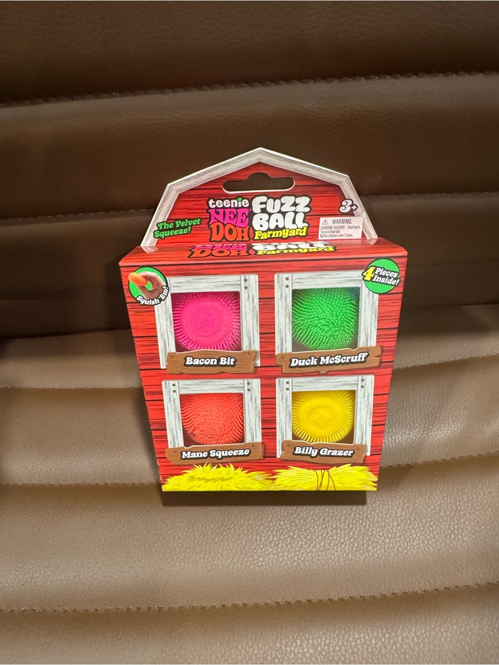 Farmyard 4-Pack - Pink, Green, Orange, Yellow